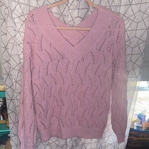 Heartloom Lavender V-Neck Sweater